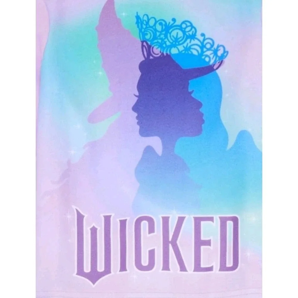 New WICKED KIDS 2 PIECE PAJAMA‎ SET SIZE XS 4/5 Purple Girls Comfy Sleepwear